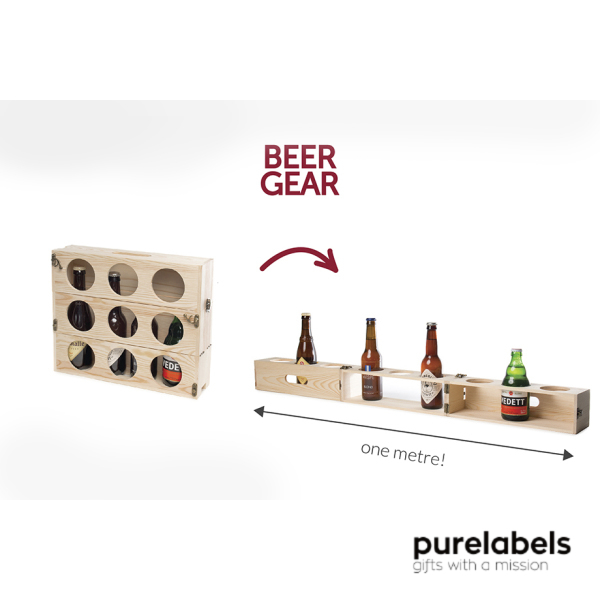 Rackpack Beergear: bierkist én 1M bier tray