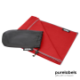 Pieter ultra lichtgewicht en sneldrogende handdoek van gerecycled PET 130 x 80 cm - Rood