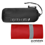 Pieter ultra lichtgewicht en sneldrogende handdoek van gerecycled PET 130 x 80 cm - Rood