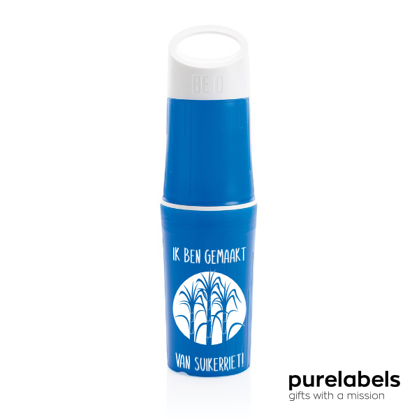 BE O Bottle | Herbruikbare waterfles | Waterfles bedrukken | Blauw