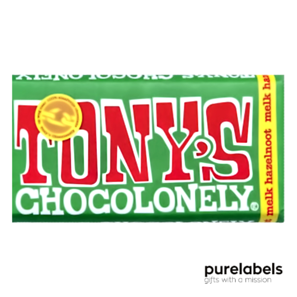 Tony's chocolonely melk hazelnoot
